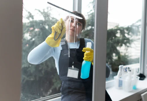 Nettoyage de vitres intérieures et extérieures à Combressol